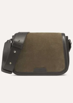 New ME+EM Angled Crossbody Bag Olive/Black