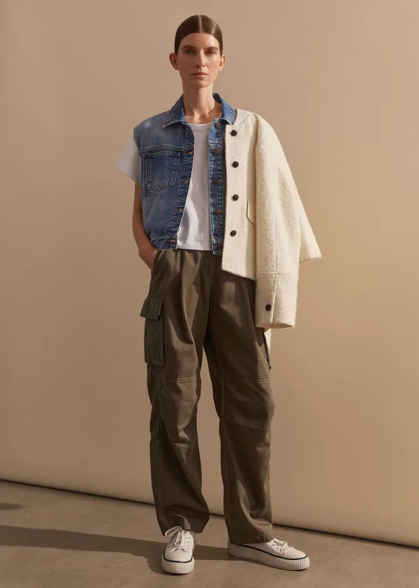 Clearance ME+EM Authentic Combat Trouser Washed Khaki