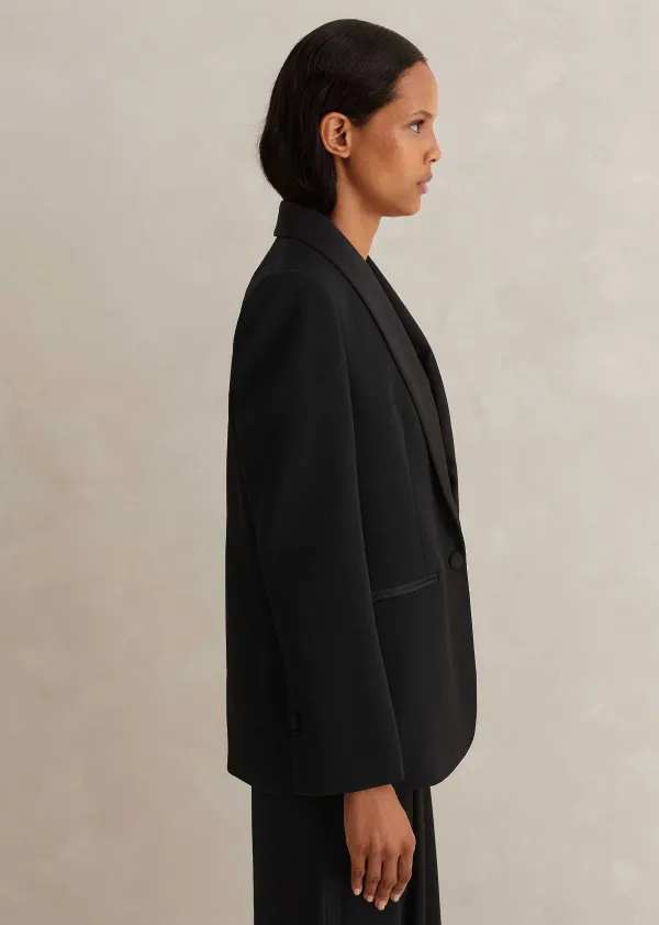 Clearance ME+EM Bracelet Sleeve Forever Tux Jacket Black