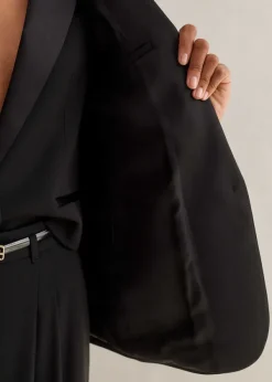 Clearance ME+EM Bracelet Sleeve Forever Tux Jacket Black