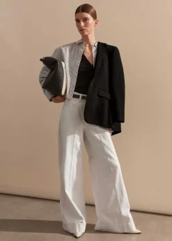 Online ME+EM Bracelet Sleeve Workwear Blazer Black