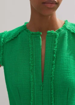 Hot ME+EM Cap Sleeve Midi Dress Spring Green