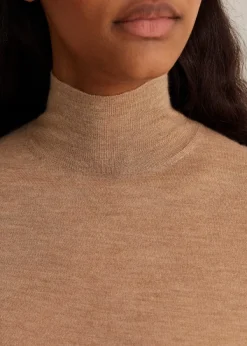 Sale ME+EM Cashmere Barely There Layering Jumper Camel