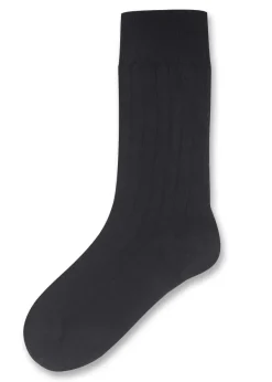 ME+EM Cashmere-Blend Socks Black