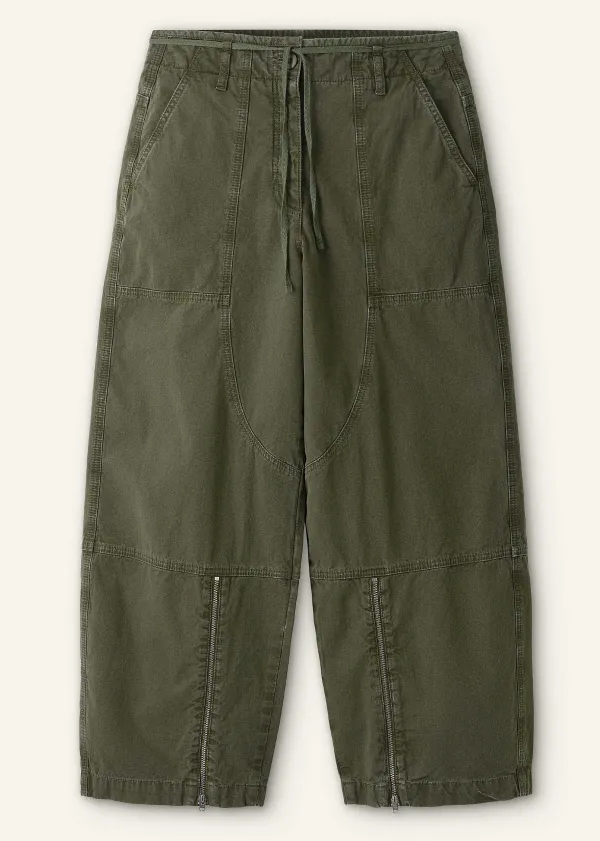 Best ME+EM Casual Crop Trouser Light Khaki