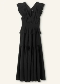 Best ME+EM Cheesecloth Maxi Dress Black