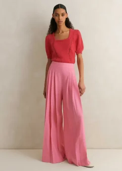 Hot ME+EM Chunky Cotton Fashioned Square Neck Tee