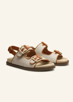 ME+EM Classic Footbed Sandal Tan