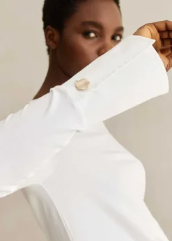Outlet ME+EM Classic Layering Shirt Fresh White