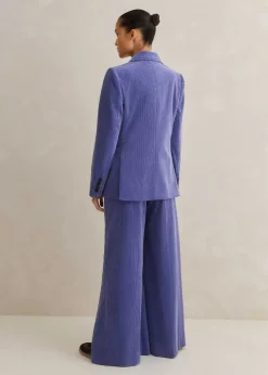 Discount ME+EM Corduroy Pant Suit Purple