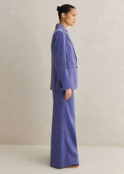 Discount ME+EM Corduroy Pant Suit Purple
