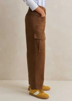 ME+EM Cotton Cargo Trouser Tan
