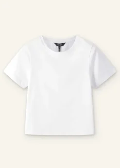 Best ME+EM Cotton Crop Tee Bright White
