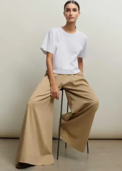 Best ME+EM Cotton Oversized Crop Tee Bright White