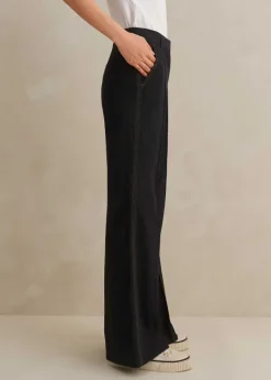 Discount ME+EM Cotton-Blend Denim Kick Flare Trouser Indigo