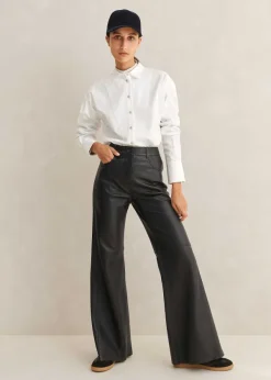 Outlet ME+EM Crease Less Cotton Elastic Sleeve Shirt White