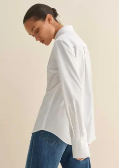 ME+EM Crease Less Cotton Forever Shirt White