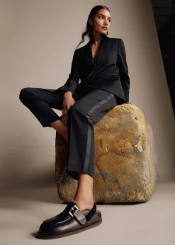 Outlet ME+EM Crop Forever Tux Trouser Suit Black
