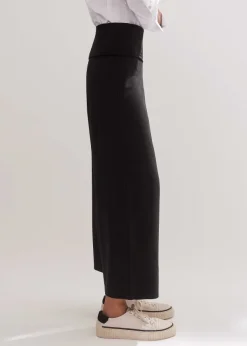 Outlet ME+EM Crop Palazzo Pant Black