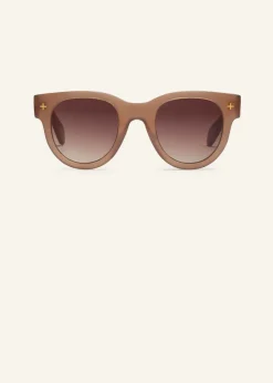 ME+EM D-Frame Sunglasses Smokey Nude
