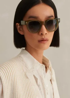 ME+EM D-Frame Sunglasses Olive