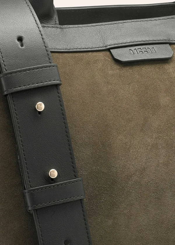 New ME+EM East West Day Tote Olive/Black