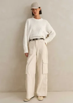 Sale ME+EM Elasticated Strap Mary Jane Off White