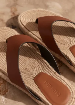 Hot ME+EM Espadrille Flip Flop Tan