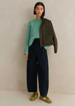 ME+EM Extreme Seam Casual Trouser Navy