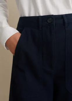 ME+EM Extreme Seam Casual Trouser Navy