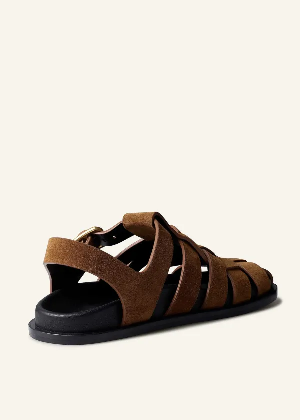ME+EM Fisherman Sandal Tan Suede
