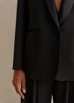 Hot ME+EM Forever Tux Regular-Length Trouser Three-Piece Suit Black