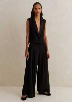 New ME+EM Forever Tux Regular-Length Trouser Co-Ord Black