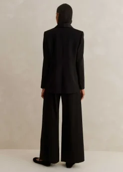 Sale ME+EM Forever Tux Short-Length Trouser Three-Piece Suit Black