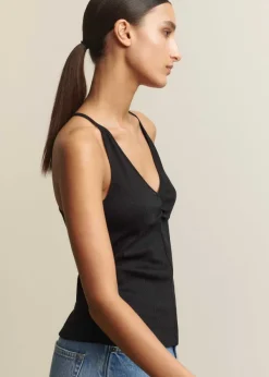 Outlet ME+EM Halterneck Tank Top Black