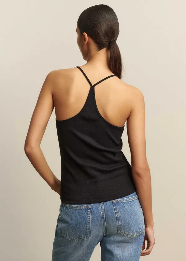 Outlet ME+EM Halterneck Tank Top Black