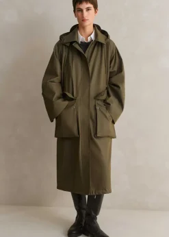 Hot ME+EM Hands-Free Oversized Parka Khaki