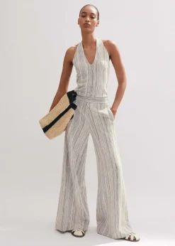 New ME+EM Jacquard Striped Co-Ord Neutrals