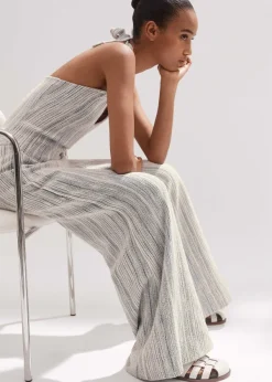 New ME+EM Jacquard Striped Co-Ord Neutrals