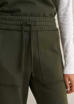 New ME+EM Jersey Engineered-Leg Jogger Olive