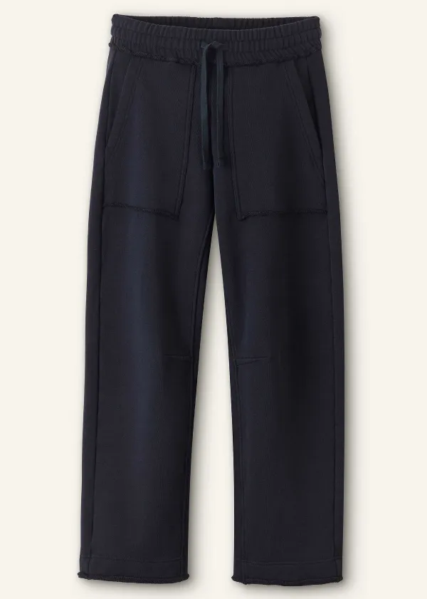New ME+EM Jersey Engineered-Leg Jogger Navy