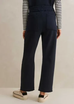 New ME+EM Jersey Engineered-Leg Jogger Navy