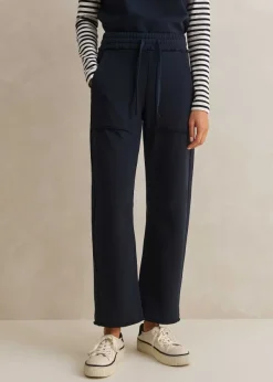 New ME+EM Jersey Engineered-Leg Jogger Navy