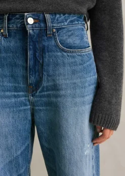 Best ME+EM Low-Rise Baggy Crop Jean Authentic Mid Wash