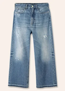 Best ME+EM Low-Rise Baggy Crop Jean Authentic Mid Wash