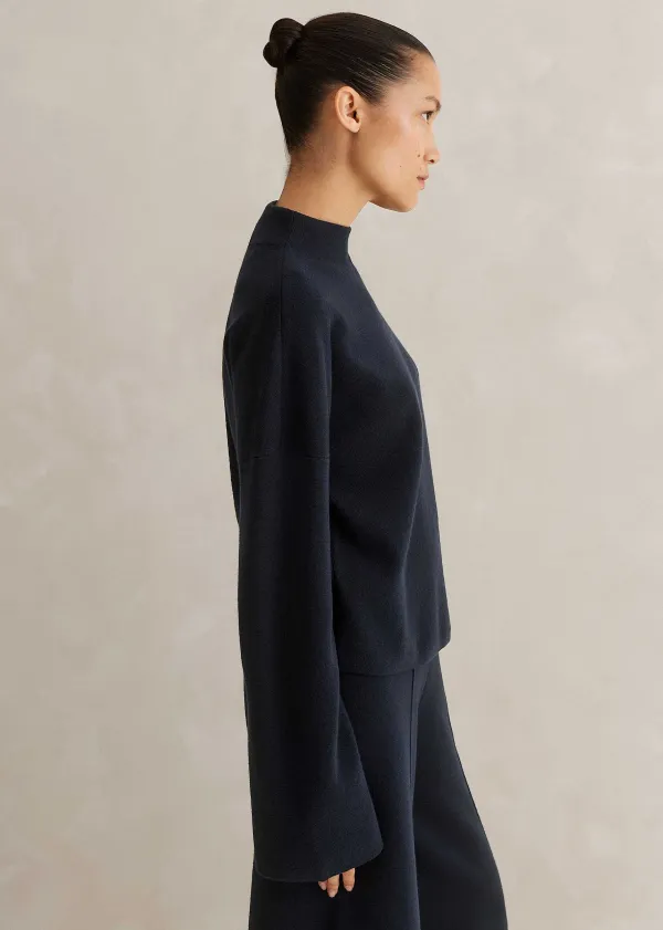Best ME+EM Merino Milano Jumper Dark Navy