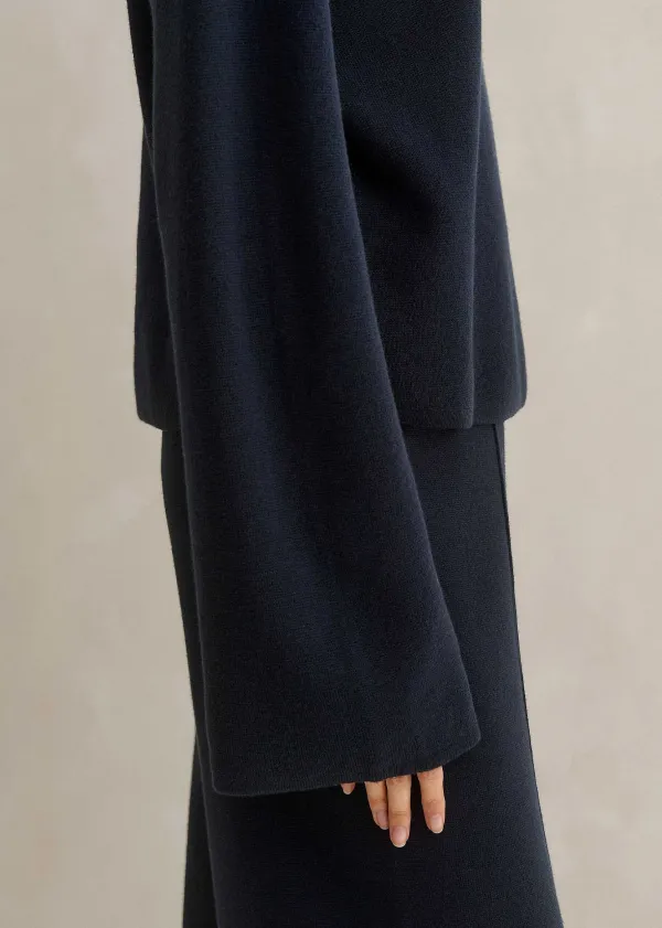 Best ME+EM Merino Milano Jumper Dark Navy
