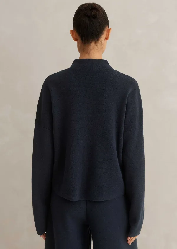 Best ME+EM Merino Milano Jumper Dark Navy