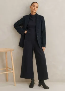 ME+EM Merino Milano Knitted Co-Ord Blue