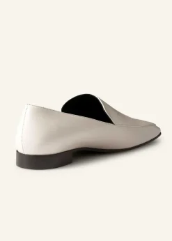 Clearance ME+EM Modern Leather Loafer Off White